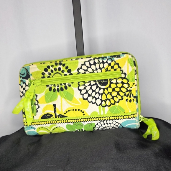 Vera Bradley "Limes Up" Turn Lock Wallet - Picture 3 of 5